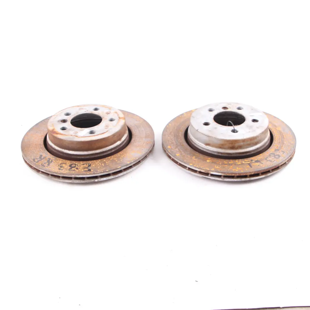 Brake Disc BMW X3 E83 Rear Left Right Wheel N/O/S Ventilated Set 320X22 to with Part number 6864899 Brake Disc BMW X3 E83 Rear Left Right Wheel N/O/S Ventilated Set 320X22 - SKU 3332217 - Part number 6864899