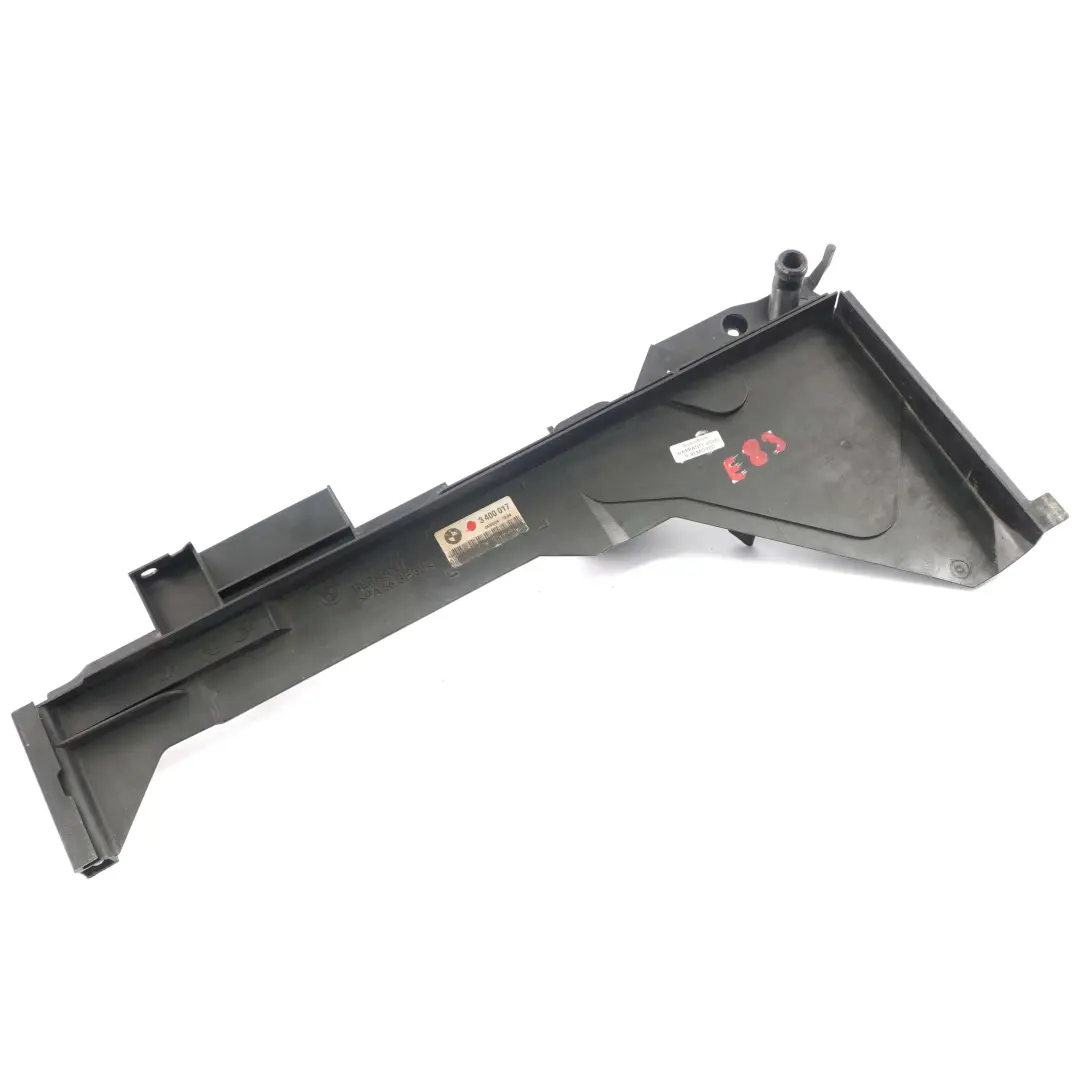 Piastra di Montaggio Supporto Radiatore Serbatoio per BMW X3 E83 con numero di parte 3400017 BMW X3 E83 Piastra di Montaggio Supporto Radiatore Serbatoio - SKU 3400017-1 - Numero di parte 3400017