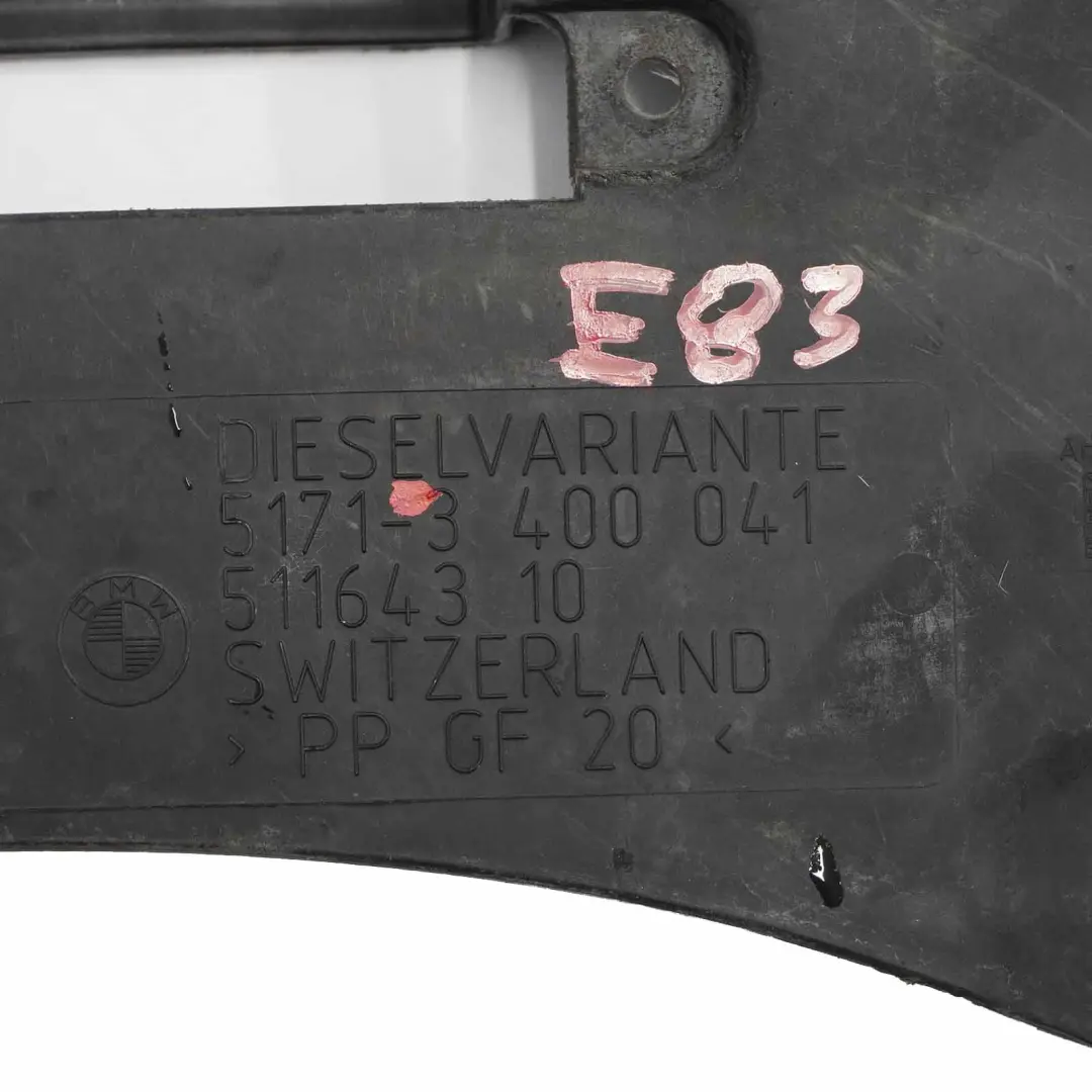 BMW X3 E83 Osłona Pod Silnik Diesel - SKU 3400041 - Numer Części 3400041
