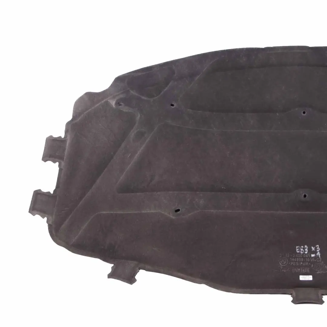 Hood Bonnet Sound Insulating Cover Panelling to BMW X3 E83 Engine with Part number 3400049 BMW X3 E83 Engine Hood Bonnet Sound Insulating Cover Panelling - SKU 3400049-1 - Part number 3400049