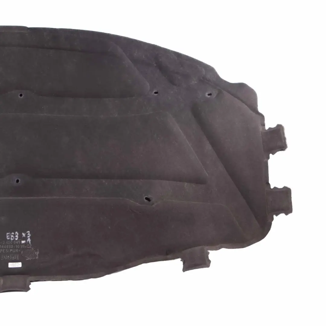 Hood Bonnet Sound Insulating Cover Panelling to BMW X3 E83 Engine with Part number 3400049 BMW X3 E83 Engine Hood Bonnet Sound Insulating Cover Panelling - SKU 3400049-1 - Part number 3400049