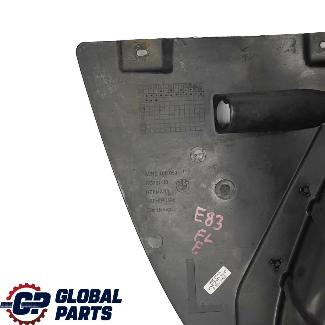 Passaruota Anteriore Sinistra Passaruota per BMW X3 E83 con numero di parte 3400053 BMW X3 E83 Passaruota Anteriore Sinistra Passaruota - SKU 3400053 - Numero di parte 3400053