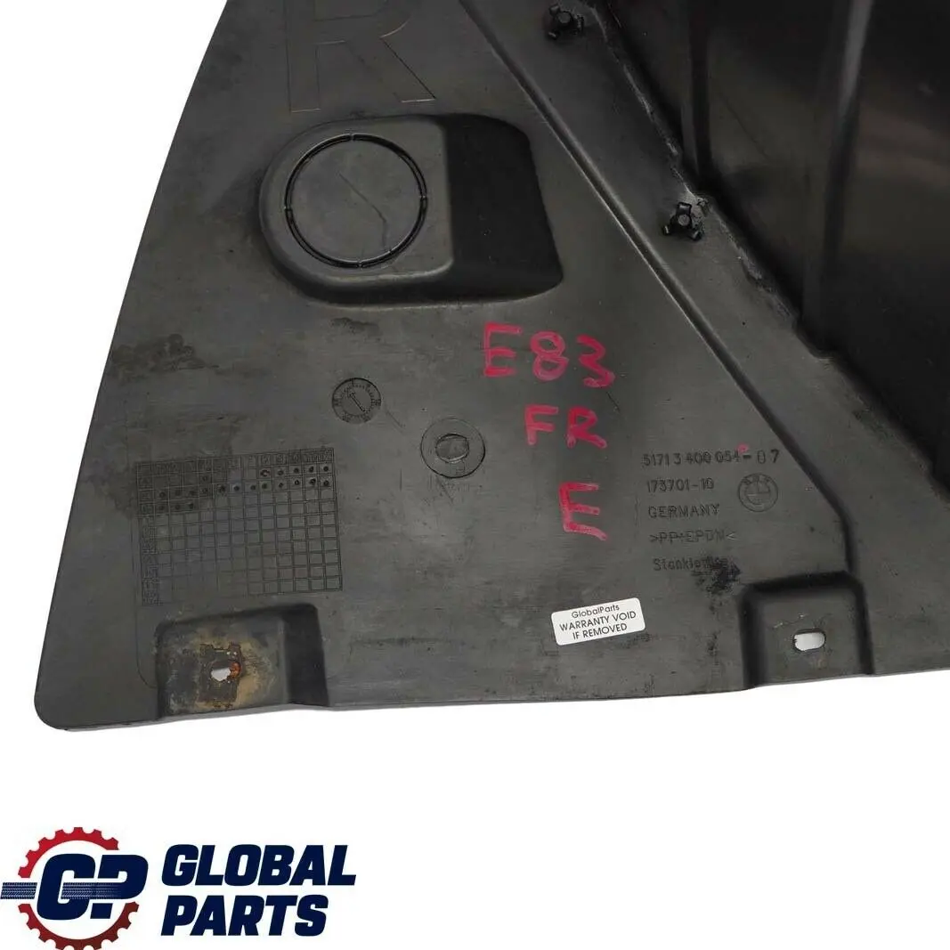 Osłona Nadkole Prawe Prawy Przód do BMW X3 E83 o numerze 3400054 BMW X3 E83 Osłona Nadkole Prawe Prawy Przód - SKU 3400054 - Numer Części 3400054