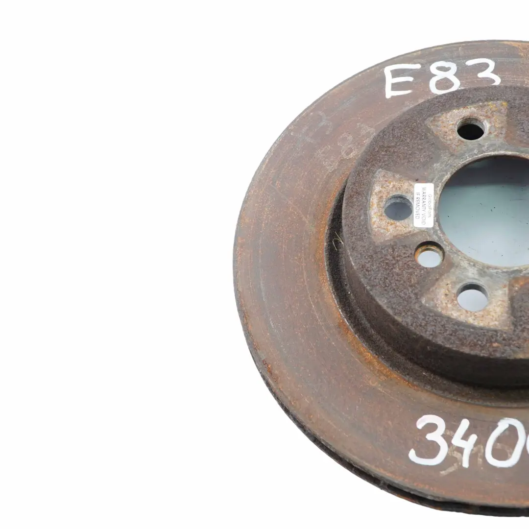 Tarcza Hamulcowa Przód Lewa Prawa 325mm do BMW X3 E83 o numerze 3400151 BMW X3 E83 Tarcza Hamulcowa Przód Lewa Prawa 325mm - SKU 3400151 - Numer Części 3400151