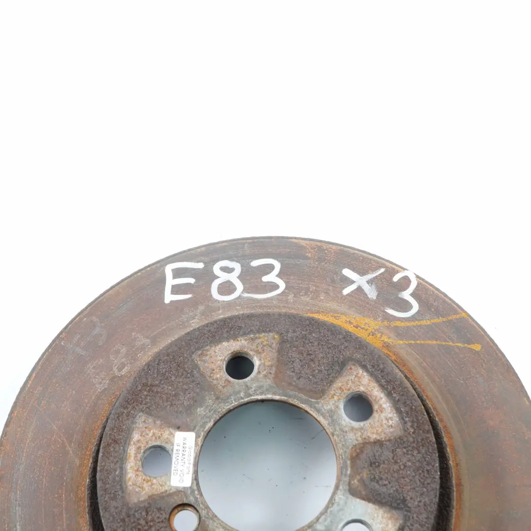 BMW X3 E83 Disque De Frein Avant Gauche Droite Disque De Roue Ventilé 325mm - SKU 3400151 - Numéro de pièce 3400151