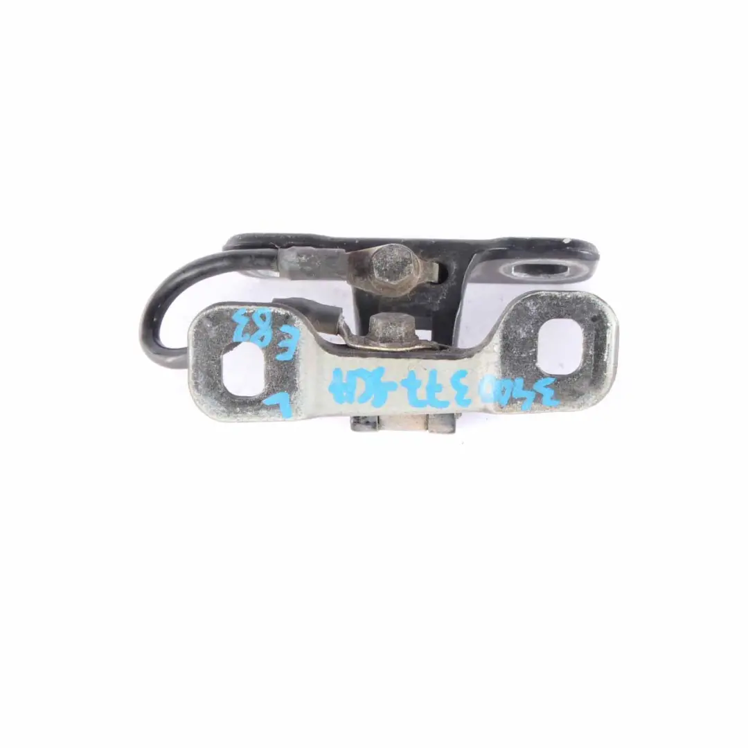 Boot Trunk Lid Tailgate Hinge Left Schwarz 2 Black 668 to BMW X3 E83 with Part number 3422367 BMW X3 E83 Boot Trunk Lid Tailgate Hinge Left Schwarz 2 Black 668 - SKU 3400377-SCH - Part number 3422367