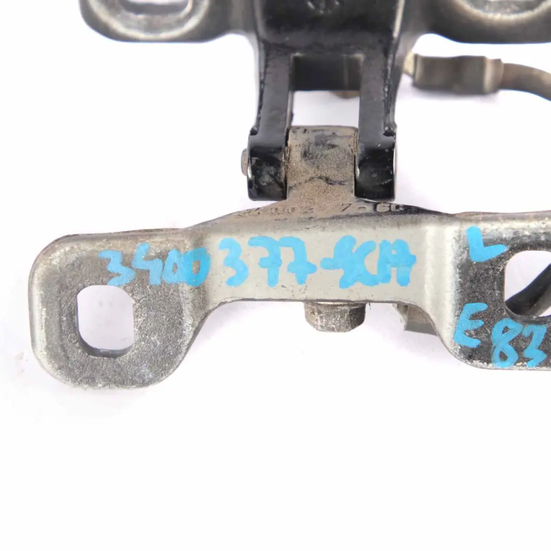 Boot Trunk Lid Tailgate Hinge Left Schwarz 2 Black 668 to BMW X3 E83 with Part number 3422367 BMW X3 E83 Boot Trunk Lid Tailgate Hinge Left Schwarz 2 Black 668 - SKU 3400377-SCH - Part number 3422367