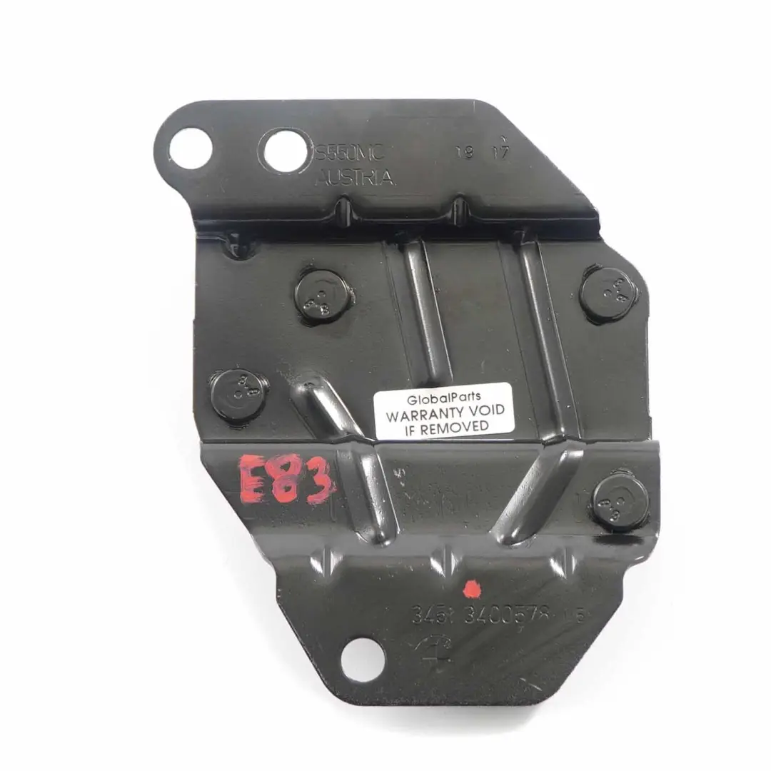 Bremssystem Geschwindigkeitssensor Halterung 3451 für BMW X3 E83 mit Teilenummer 34513400578 BMW X3 E83 Bremssystem Geschwindigkeitssensor Halterung 3451 - SKU 3400578 - Teilenummer 34513400578