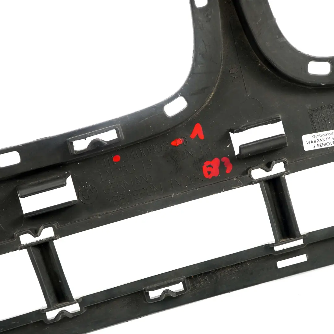 BMW X3 E83 Rejilla Central Delantera Marco Inserto Soporte Parachoques - SKU 3400898-1 - Número de pieza 3400898
