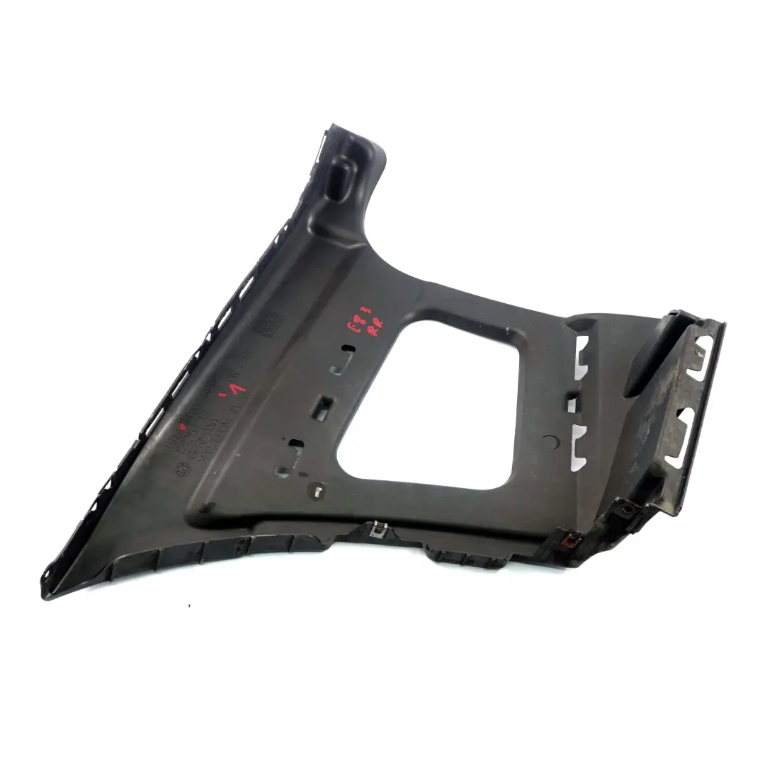 Insertar soporte lateral parachoques trasero derecho para BMW E83 con número de pieza 3400944 BMW E83 Insertar soporte lateral parachoques trasero derecho - SKU 3400944-1 - Número de pieza 3400944