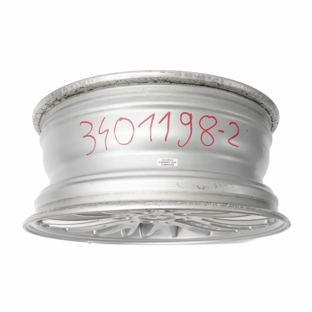 llanta De aleacion ligera De plata 17 "V Spoke 110 ET:37 7J para BMW X3 E83 con número de pieza 3401198 BMW X3 E83 llanta De aleacion ligera De plata 17 "V Spoke 110 ET:37 7J - SKU 3401198-2 - Número de pieza 3401198