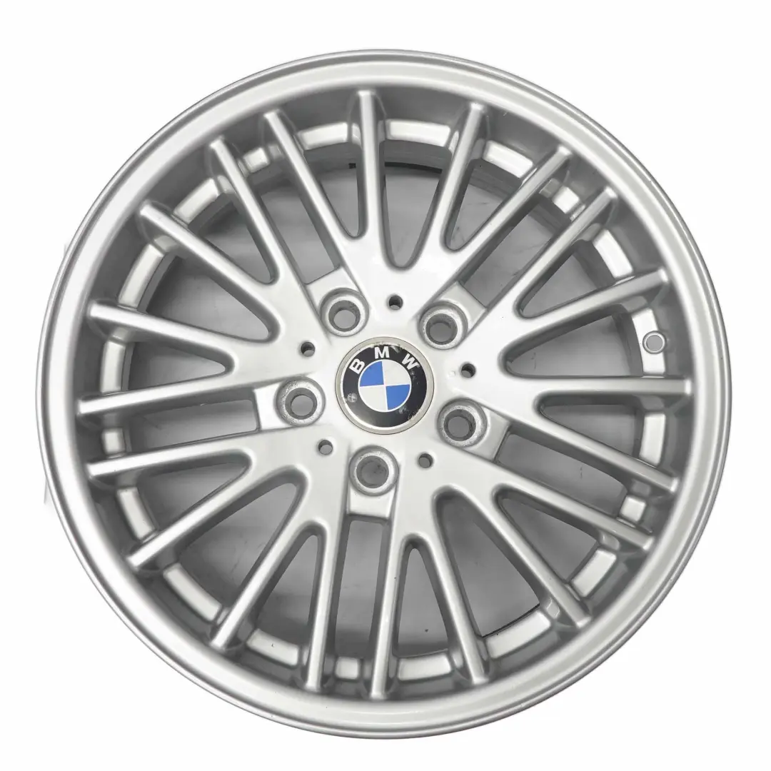 llanta De aleacion ligera De plata 17 "V Spoke 110 ET:37 7J para BMW X3 E83 con número de pieza 3401198 BMW X3 E83 llanta De aleacion ligera De plata 17 "V Spoke 110 ET:37 7J - SKU 3401198-2 - Número de pieza 3401198