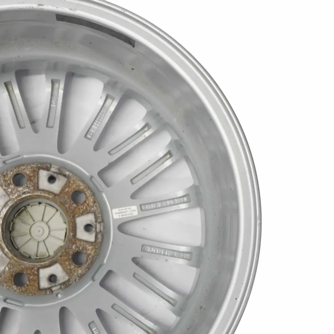 llanta De aleacion ligera De plata 17 "V Spoke 110 ET:37 7J para BMW X3 E83 con número de pieza 3401198 BMW X3 E83 llanta De aleacion ligera De plata 17 "V Spoke 110 ET:37 7J - SKU 3401198-2 - Número de pieza 3401198
