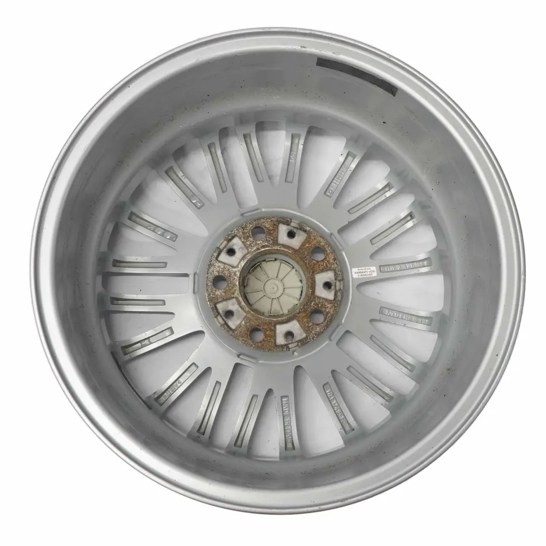 Jante en alliage leger argente 17" a rayons en V 110 ET:37 7J pour BMW X3 E83 à propos du numéro de pièce 3401198 BMW X3 E83 Jante en alliage leger argente 17" a rayons en V 110 ET:37 7J - SKU 3401198-2 - Numéro de pièce 3401198