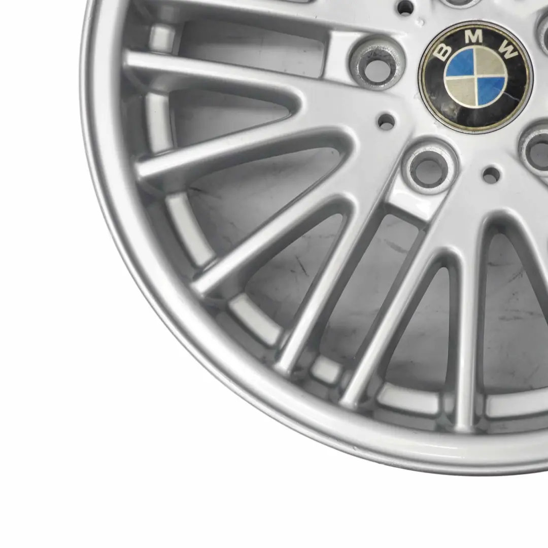 Light Alloy Rim 17" V Spoke 110 ET:37 7J to BMW X3 E83 Silver Wheel with Part number 3401198 BMW X3 E83 Silver Wheel Light Alloy Rim 17" V Spoke 110 ET:37 7J - SKU 3401198-3 - Part number 3401198