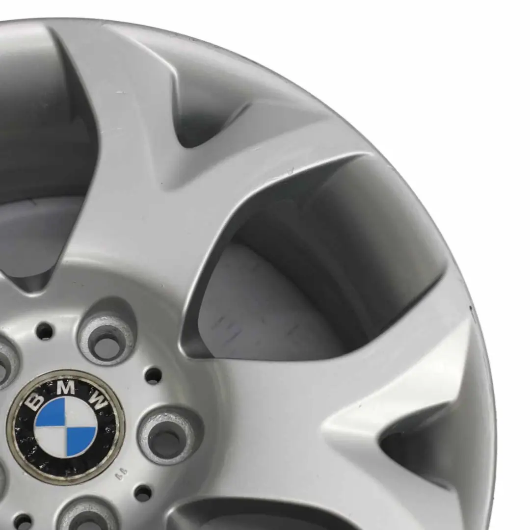 Silberne Alufelge Hinten 18" Y Speichen Styling 114 9J ET:51 für BMW X3 E83 mit Teilenummer 3401203 BMW X3 E83 Silberne Alufelge Hinten 18" Y Speichen Styling 114 9J ET:51 - SKU 3401203-3 - Teilenummer 3401203