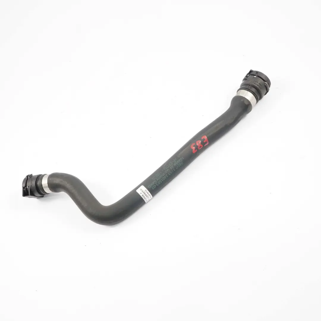 Coolant Hose BMW X3 E83 3.0d M57N2 Water Cooling Pipe Radiator to with Part number 3401583 Coolant Hose BMW X3 E83 3.0d M57N2 Water Cooling Pipe Radiator - SKU 3401583 - Part number 3401583