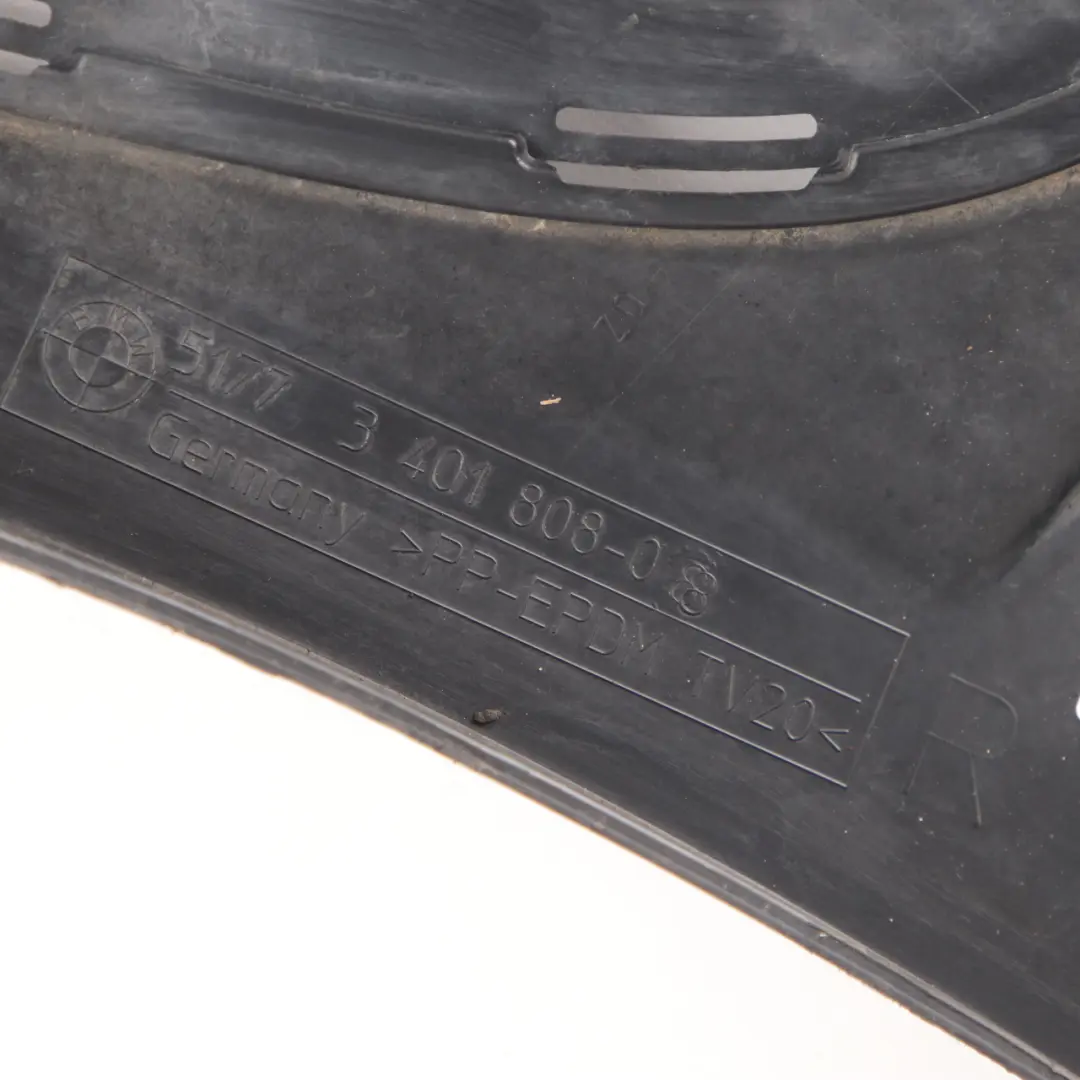 BMW X3 E83 Wheel Arch Cover Wing Trim Panel Front Right O/S Black - SKU 3401808-2 - Part number 3401808