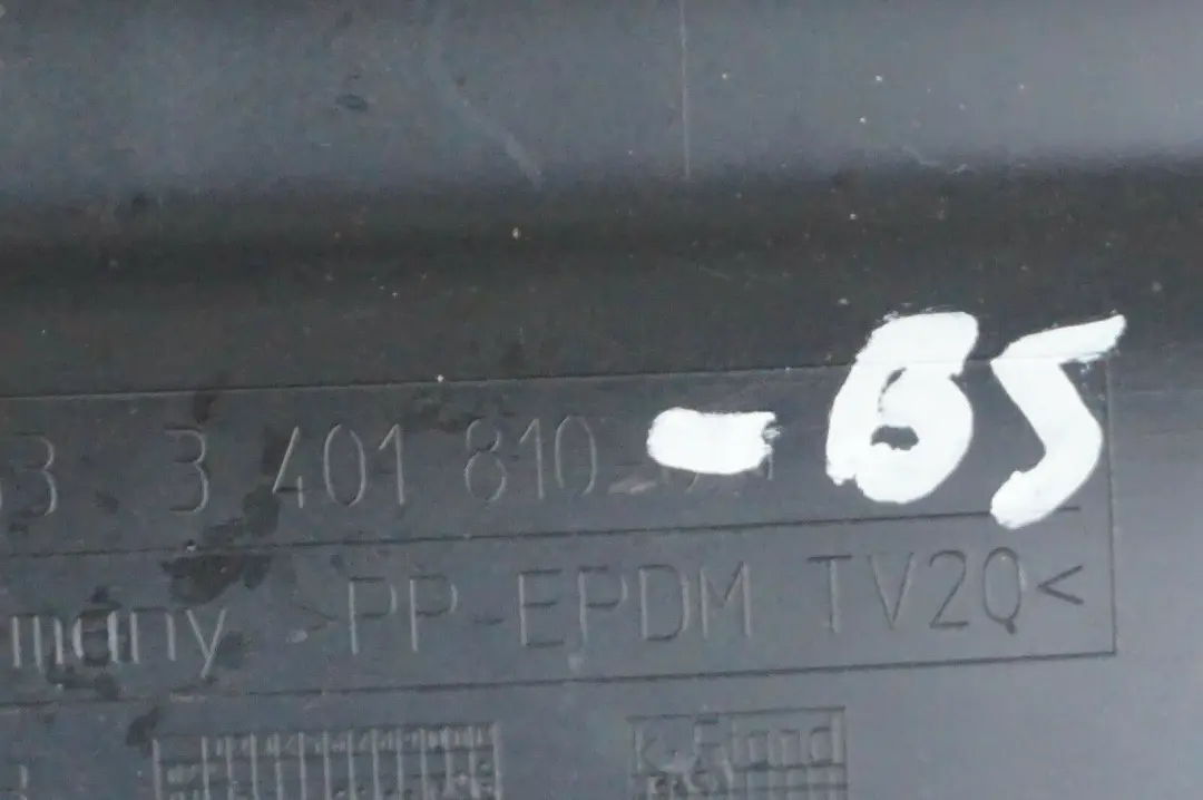Verkleidung Trittbrett vorne rechts Black Sapphire Schwarz - 475 für BMW X3 er E83 mit Teilenummer 3401810 BMW X3 er E83 Verkleidung Trittbrett vorne rechts Black Sapphire Schwarz - 475 - SKU 3401810-BS - Teilenummer 3401810