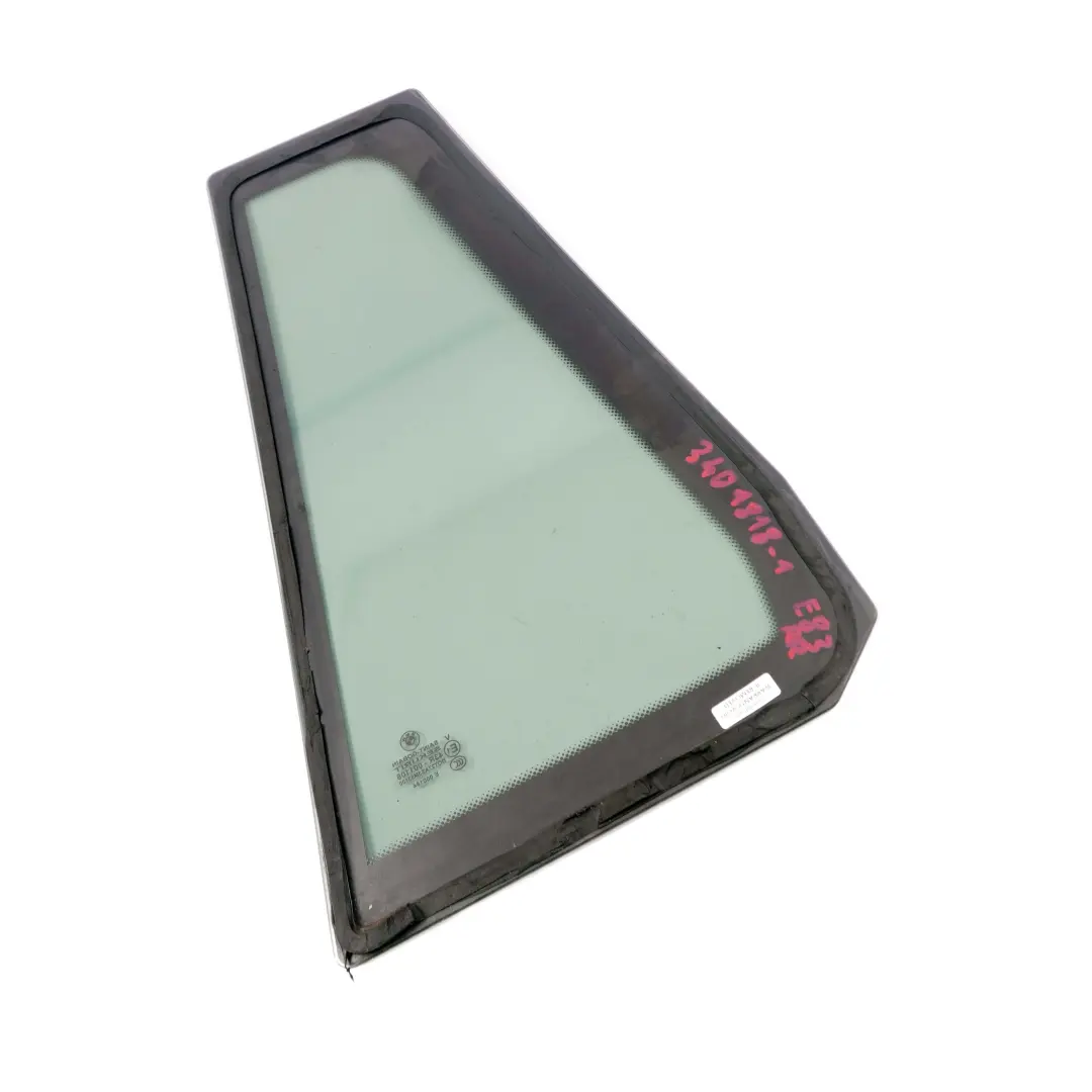 BMW E83 Lado Trasero Derecho Cristal Fijo Negro Ventana AS3 - SKU 3401818-1 - Número de pieza 3401818