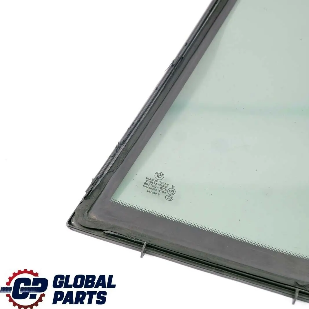 Lado Trasero Derecho Cristal Fijo Negro Ventana AS3 para BMW E83 con número de pieza 3401818 BMW E83 Lado Trasero Derecho Cristal Fijo Negro Ventana AS3 - SKU 3401818 - Número de pieza 3401818