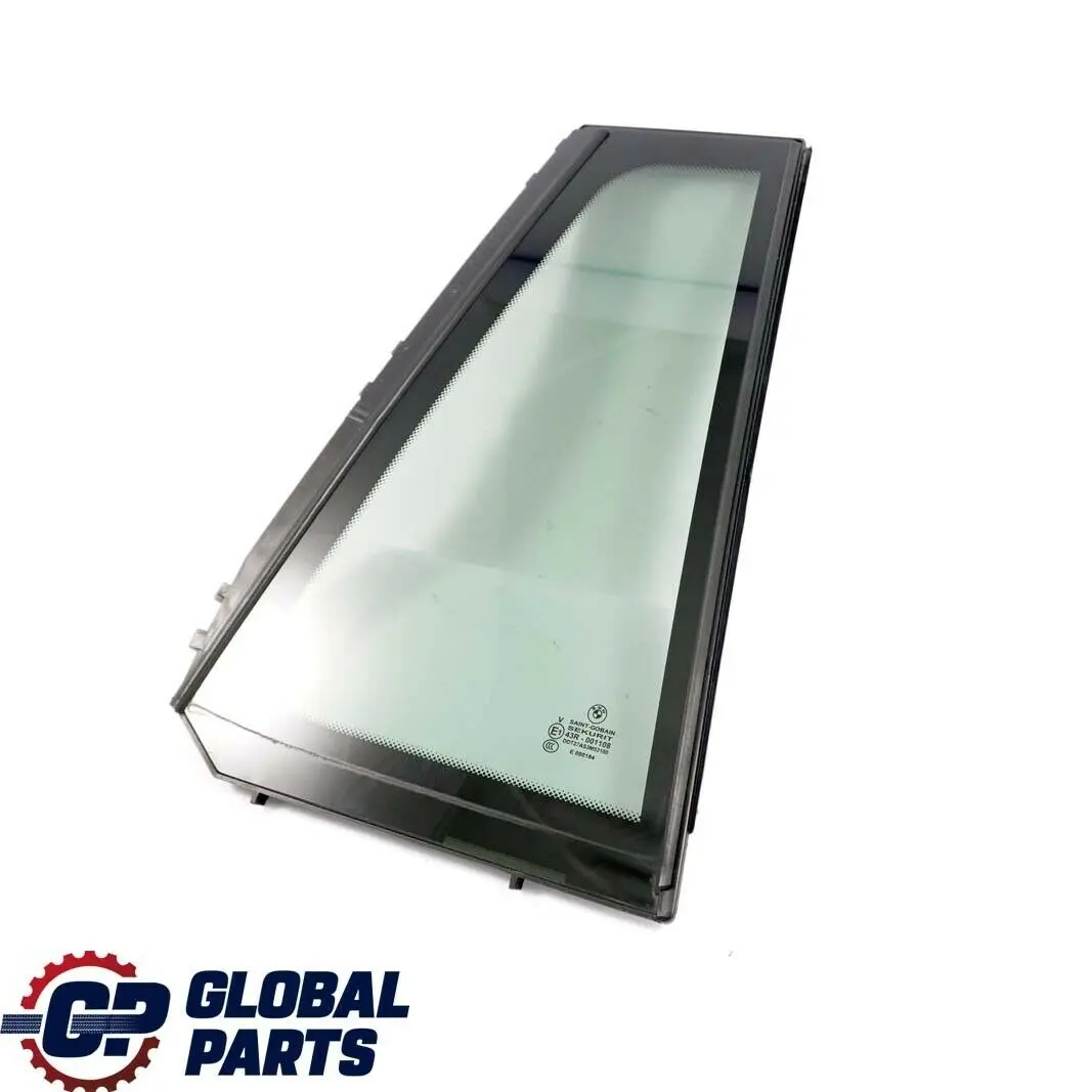 Lado Trasero Derecho Cristal Fijo Negro Ventana AS3 para BMW E83 con número de pieza 3401818 BMW E83 Lado Trasero Derecho Cristal Fijo Negro Ventana AS3 - SKU 3401818 - Número de pieza 3401818