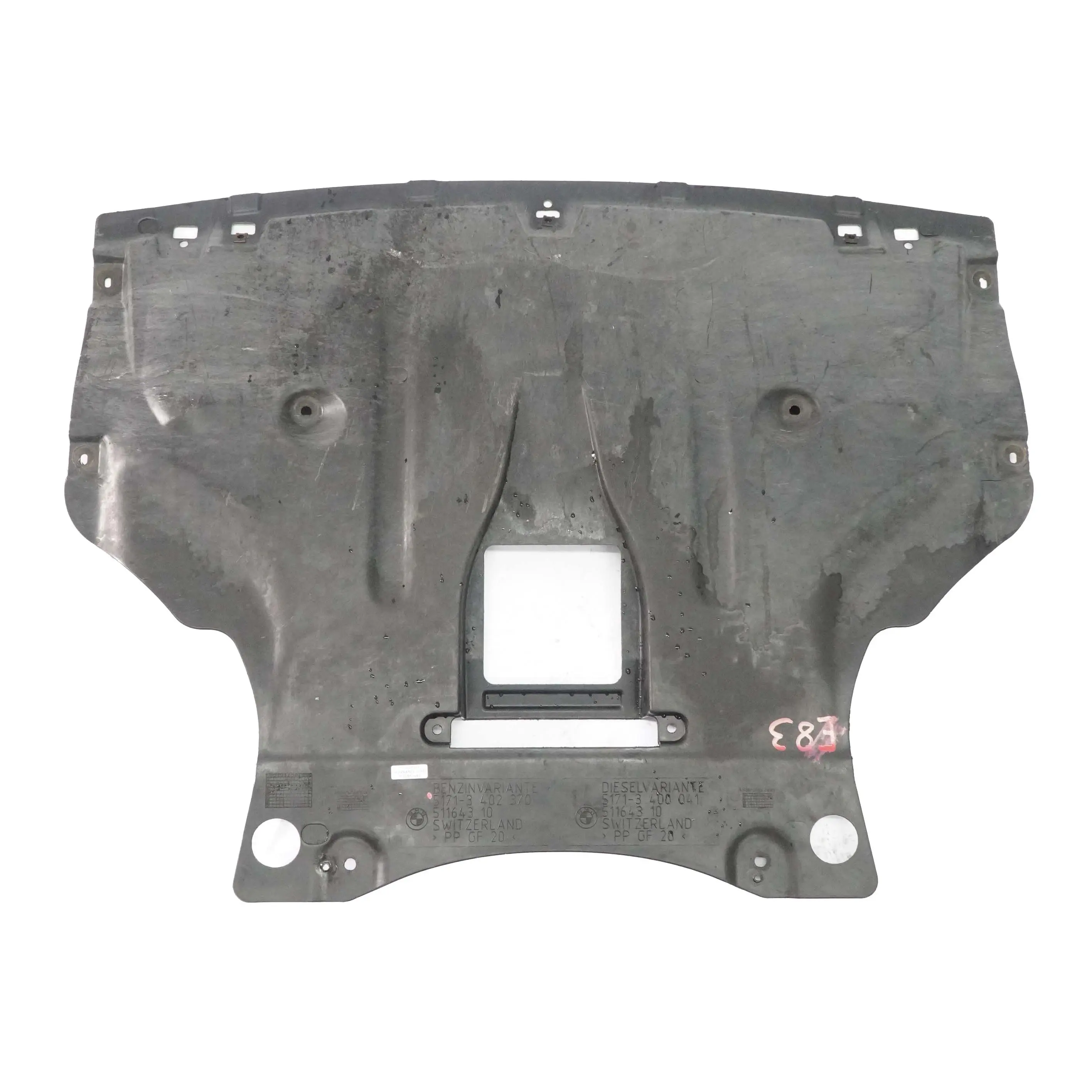 BMW X3 E83 Osłona Pod Silnika Osłona Panel Podwozia N46 M54 Benzyna 3402370