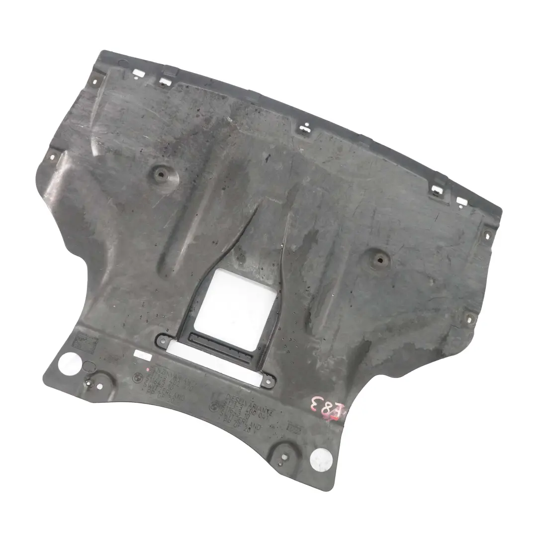 Underbody Cover BMW X3 E83 Engine Compartment Panel Underhood Petrol to with Part number 3402370 Underbody Cover BMW X3 E83 Engine Compartment Panel Underhood Petrol - SKU 3402370 - Part number 3402370