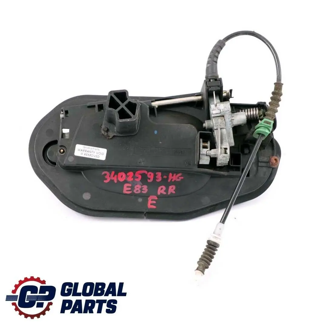 Asidero Trasero Derecho Puerta Highland Verde Metalizado A11 para BMW E83 con número de pieza 3402593 BMW E83 Asidero Trasero Derecho Puerta Highland Verde Metalizado A11 - SKU 3402593-HG - Número de pieza 3402593