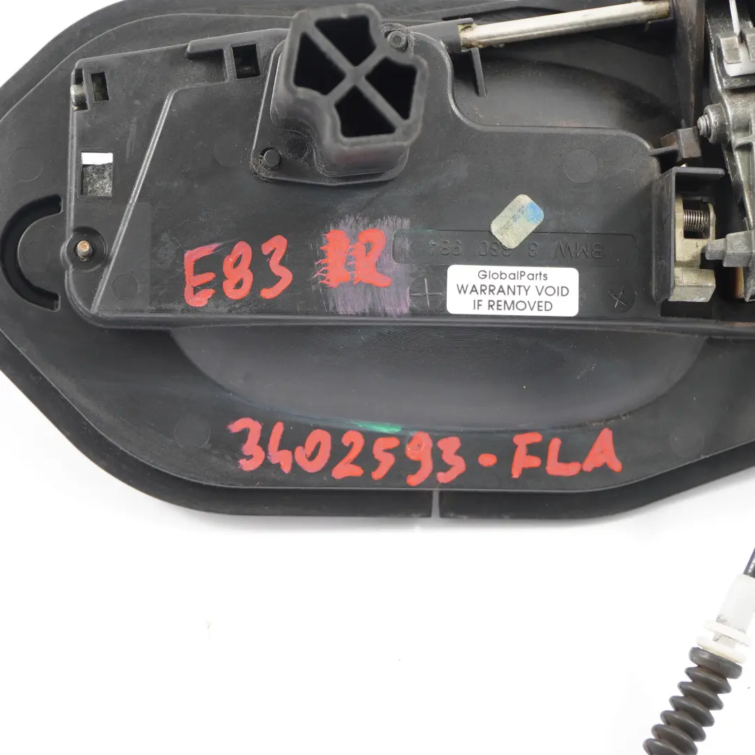  Haltegriff BMW X3 E83 komplett Hinten Rechts Flamencorot Metallic - 470 - SKU 3402593-FLA - Teilenummer 3402593