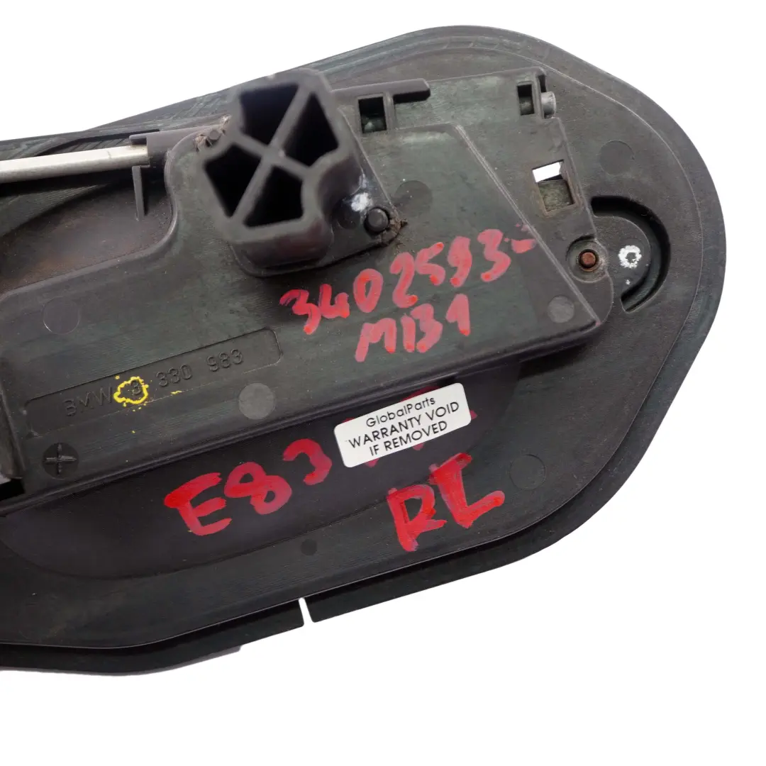 BMW X3 E83 Asidero Trasero Izquierdo Monacoblau Metalizado Azul Monaco A35 - SKU 3402593-MB1 - Número de pieza 3402593