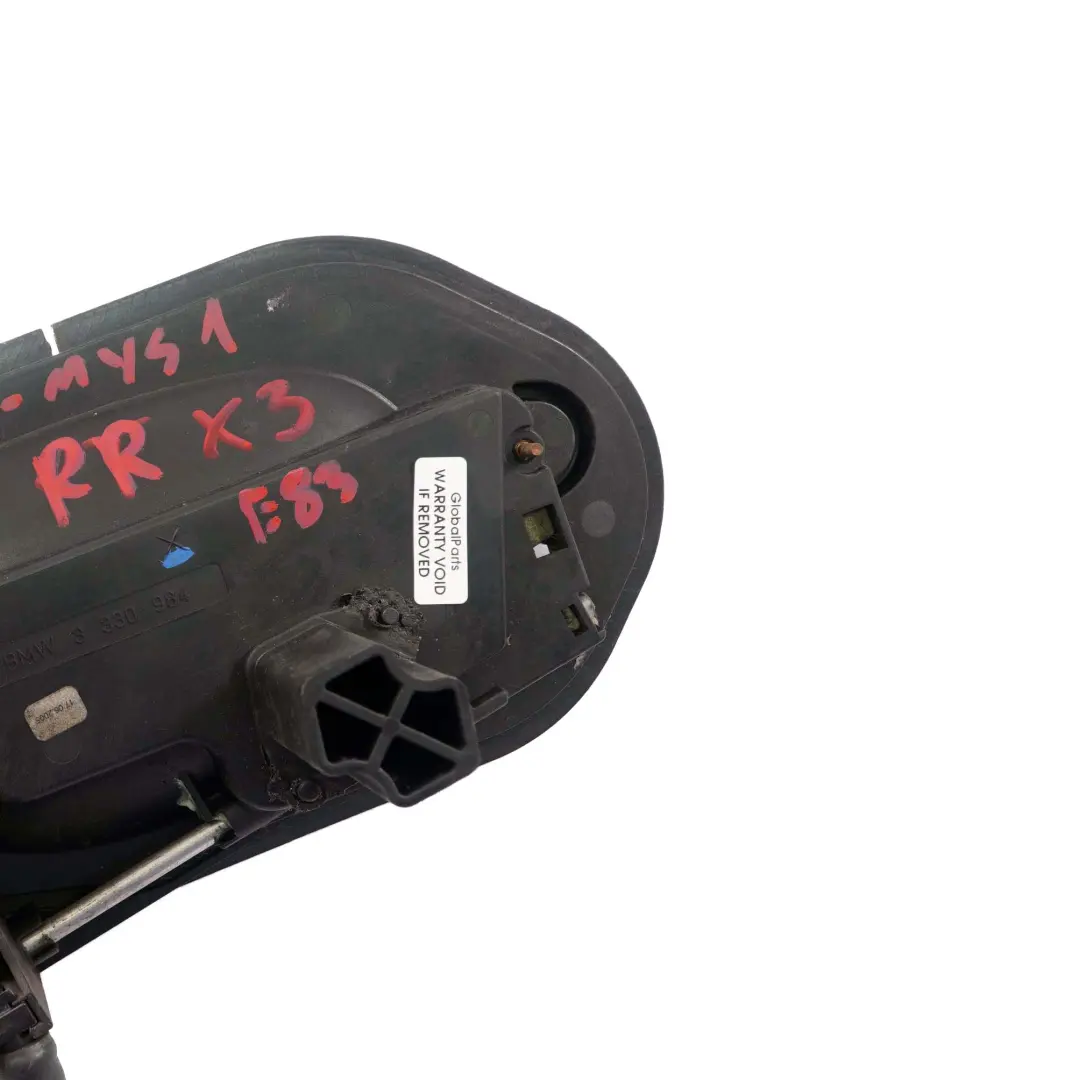 Klamka zewnętrzna drzwi prawa tylna tył do BMW X3 E83 o numerze 3402593 BMW X3 E83 Klamka zewnętrzna drzwi prawa tylna tył - SKU 3402593-MYS - Numer Części 3402593