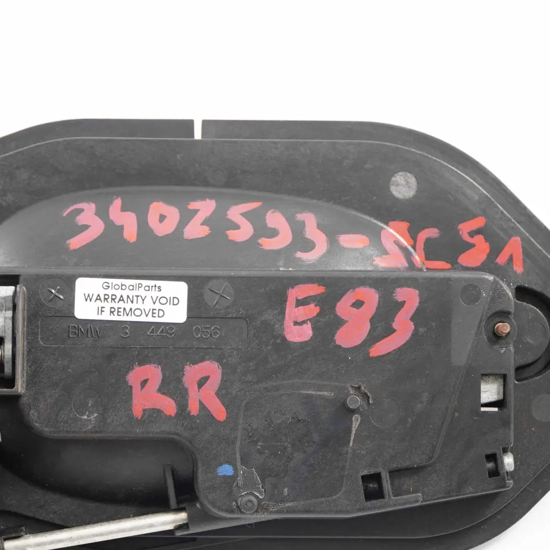 BMW X3 E83 Klamka Drzwi Prawy Tył Spacegrau - A52 - SKU 3402593-SCG1 - Numer Części 3402593