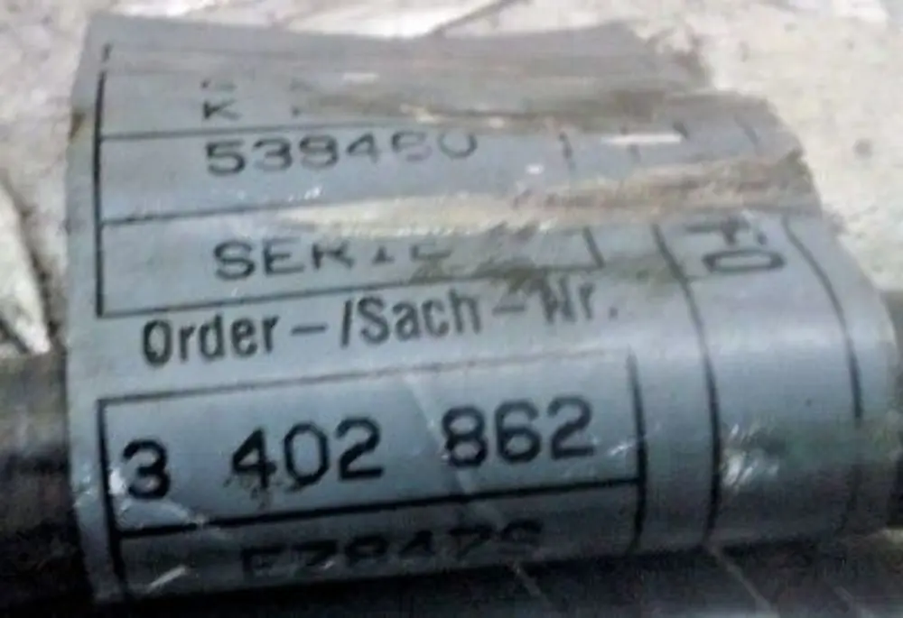 BMW X3 Reihe E83 LCi Massekabel Batterie negativ 1251 - SKU 3402862 - Teilenummer 3402862