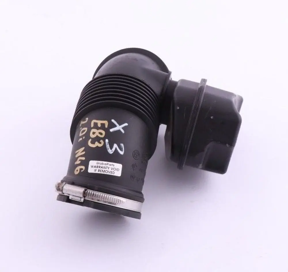 N46 Air Intake Silencer Duct Rubber Boot Pipe to BMW X3 Series E83 2.0i with Part number 3402929 BMW X3 Series E83 2.0i N46 Air Intake Silencer Duct Rubber Boot Pipe - SKU 3402929 - Part number 3402929
