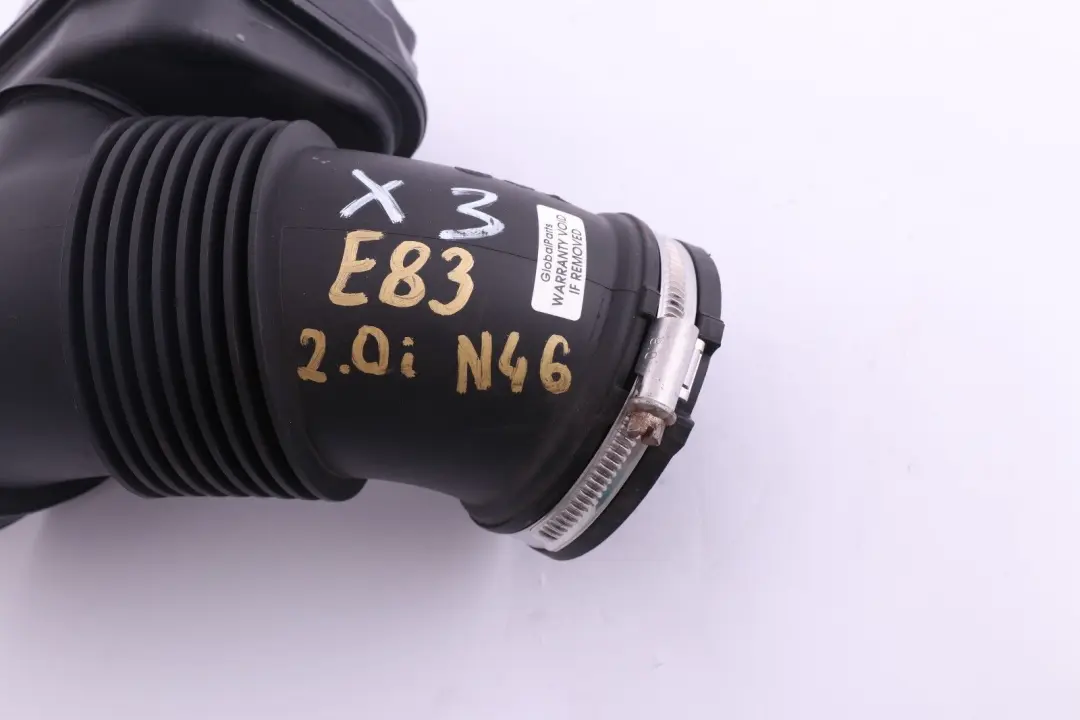 N46 conduit admission d'air silencieux tuyau caoutchouc pour BMW X3 E83 2.0i à propos du numéro de pièce 3402929 BMW X3 E83 2.0i N46 conduit admission d'air silencieux tuyau caoutchouc - SKU 3402929 - Numéro de pièce 3402929