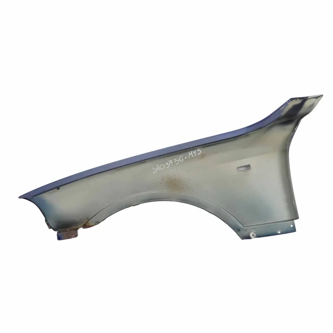 Panel lateral guardabarros aleta delantera derecha Mystic Blue - A07 para BMW X3 E83 con número de pieza 3403736 BMW X3 E83 Panel lateral guardabarros aleta delantera derecha Mystic Blue - A07 - SKU 3403736-MYS - Número de pieza 3403736