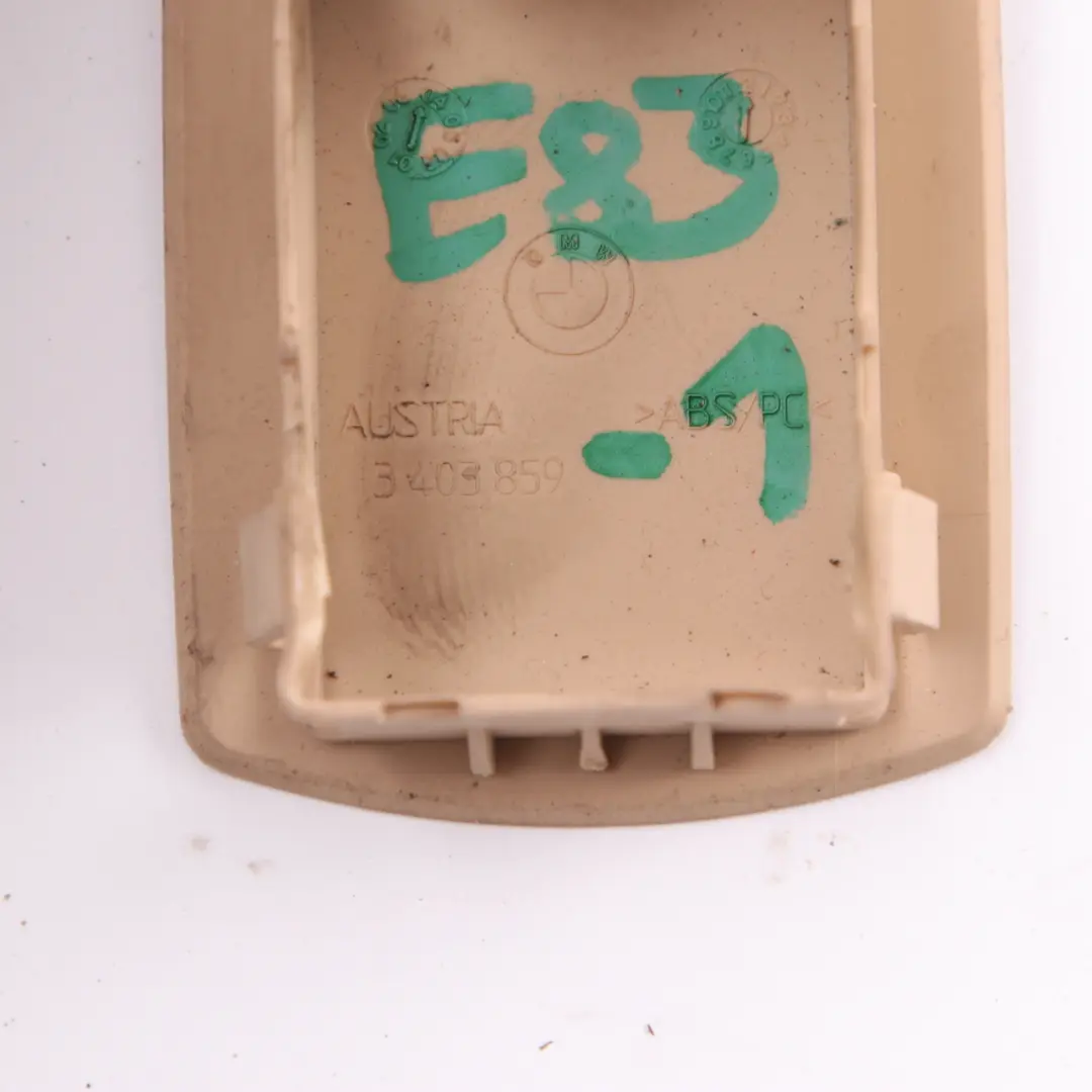 BMW X3 E83 Front Passenger Side Switch Window Lifter Trim Beige - SKU 3403859-1 - Part number 3403859