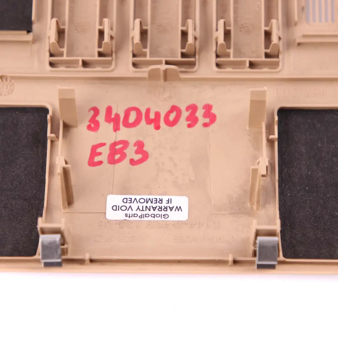 BMW X3 E83 Rear Headlining Trim Cover Panel Sandbeige 3400123 - SKU 3404033 - Part number 3404033