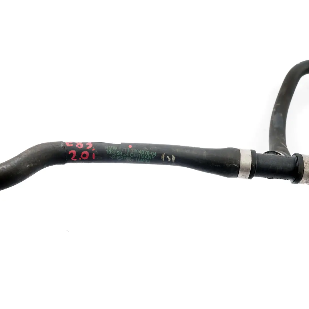 BMW X3 E83 2.0I Sistema Raffreddamento Radiatore Acqua Tubo Flessibile - SKU 3404070 - Numero di parte 3404070