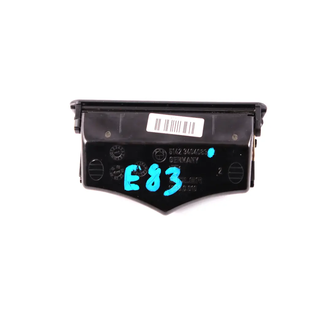 BMW E83 Hintere Tür Karte Aschenbecher Lagerung Trim Abdeckung schwarz - SKU 3404083 - Teilenummer 3404083