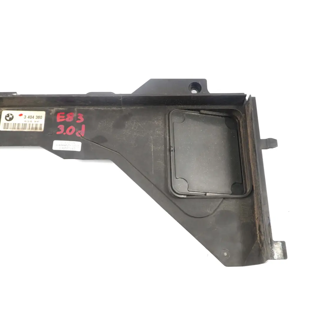 Radiator Plate 3.0d Expansion Tank Holder Bracket Mounting to BMW X3 E83 with Part number 3404380 BMW X3 E83 Radiator Plate 3.0d Expansion Tank Holder Bracket Mounting - SKU 3404380 - Part number 3404380