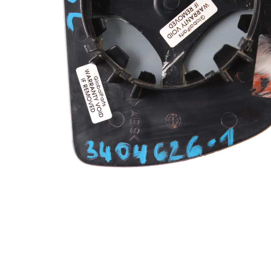  Wing Mirror Glass BMW E83 LCI X3 Left Door N/S Wide Angle - SKU 3404625-1 - Part number 3404625