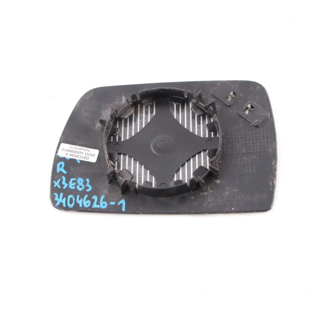 Specchio retrovisore Porta destra Riscaldato Ampio Angolo per BMW E83 LCI X3 con numero di parte 3404626 BMW E83 LCI X3 Specchio retrovisore Porta destra Riscaldato Ampio Angolo - SKU 3404626-1 - Numero di parte 3404626