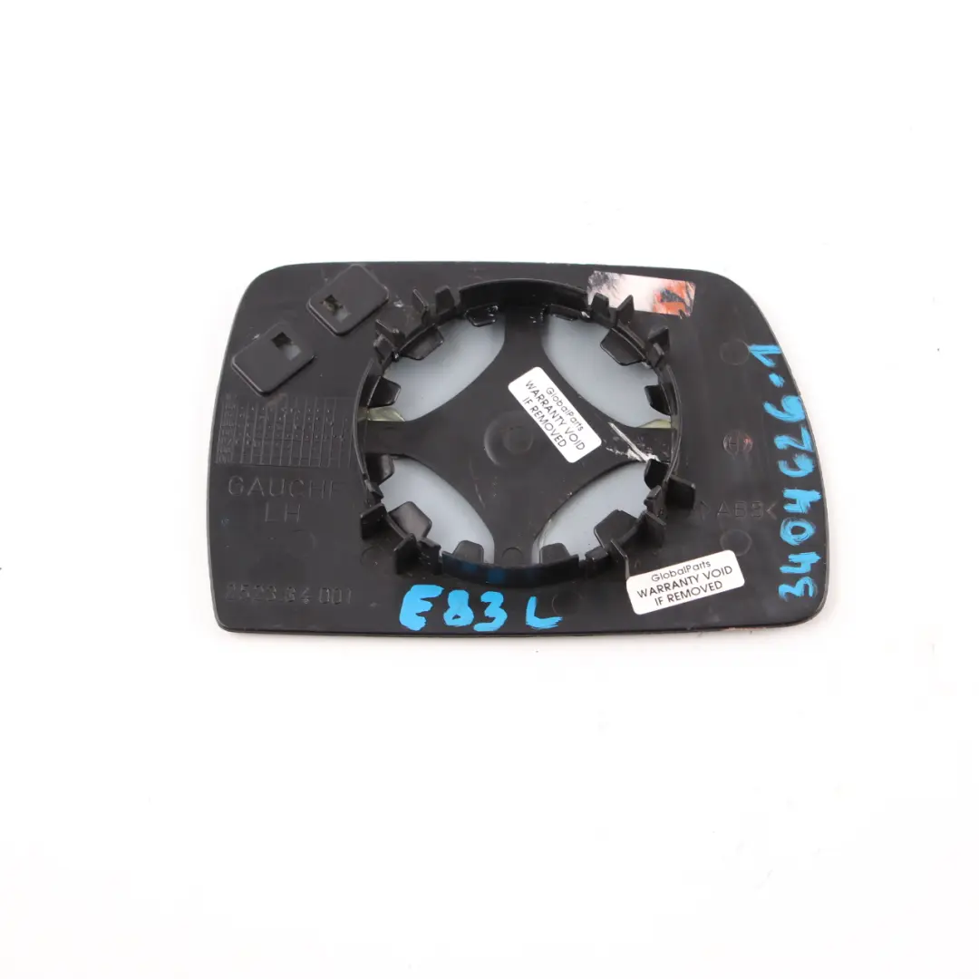  Wing Mirror Glass BMW E83 LCI X3 Left Door N/S Wide Angle - SKU 3404625-1 - Part number 3404625