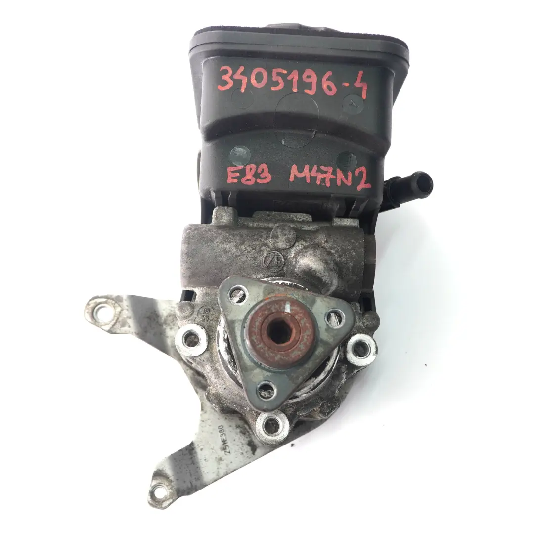 M47N2 Diesel Engine Power Steering Pump to BMW X3 E83 2.0d with Part number 3405196 BMW X3 E83 2.0d M47N2 Diesel Engine Power Steering Pump - SKU 3405196-4 - Part number 3405196