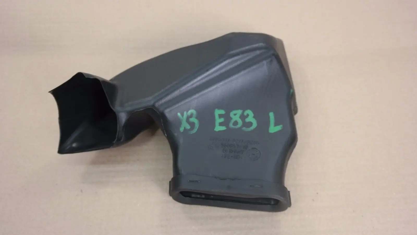 BMW X3 E83 LCi Condotto Riscaldamento Pavimento Sinistro 64223405813 405813