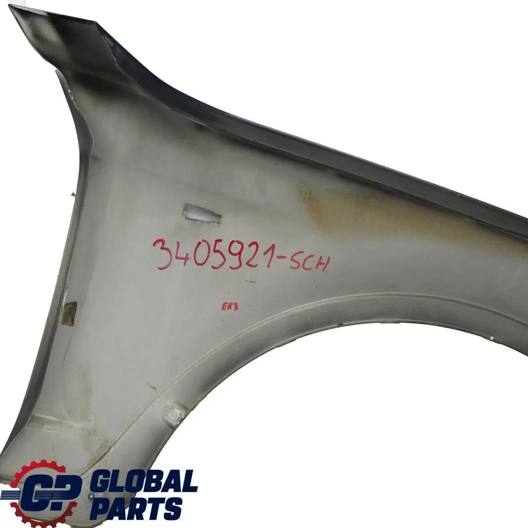  @BMW X3 Series E83 Front Left N/S Side Panel Fender Wing Schwarz 2 Black - 668 - SKU 3405921-SCH - Part number 3405921
