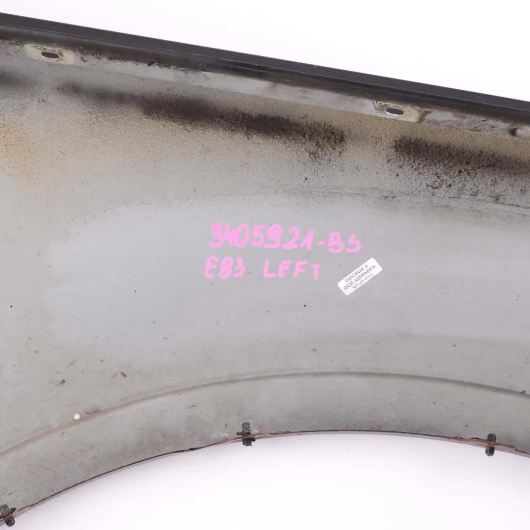BMW X3 E83 Side Panel Fender Wing Front Left N/S Black Sapphire Metallic - 475 - SKU 3405921-BS - Part number 3405921
