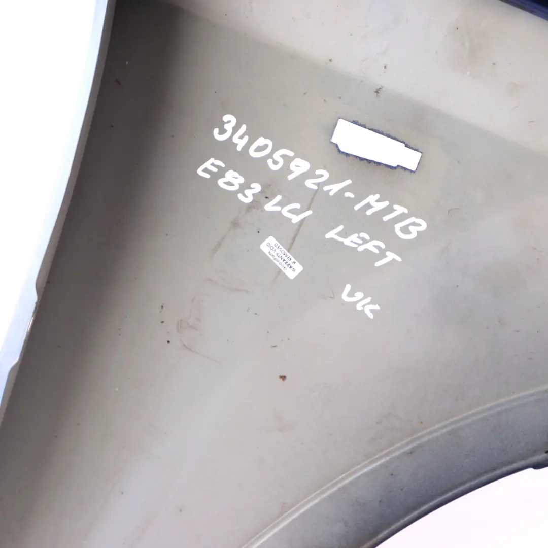 Front Left N/S Side Panel Fender Wing Montegoblau Blue - A51 to BMW X3 Series E83 with Part number 3405921 BMW X3 Series E83 Front Left N/S Side Panel Fender Wing Montegoblau Blue - A51 - SKU 3405921-MTB - Part number 3405921